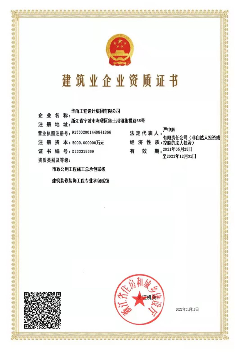 市政施工贰级、装修施工贰级